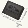 ID Card Holder - Lightweight, Classic Style Faux Leather, new, unopened. Image 3