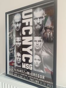 ufc 205 framed poster