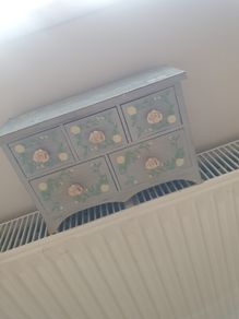 small wooden jewelry chest
