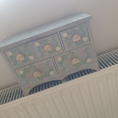 small wooden jewelry chest