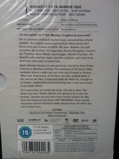 Pure Mule 3 Disc Complete Series Dvd Boxset Rural Irish Drama