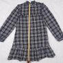 Nobody's Child Black White Plaid Checkered Ruffle High Neck Long Sleeve Mini Dress 10UK/38EU Image 9