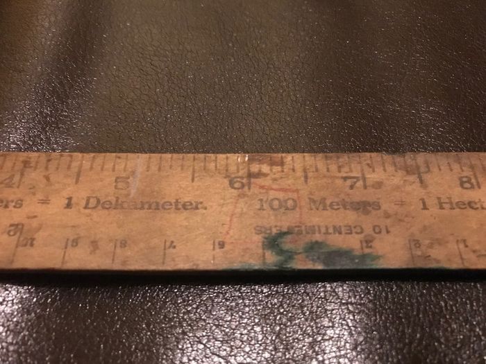 Antique school ruler