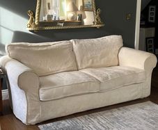 Cream Sofa & Matching Armchair Set  Excellent Co