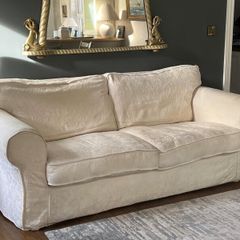 Cream Sofa & Matching Armchair Set  Excellent Co