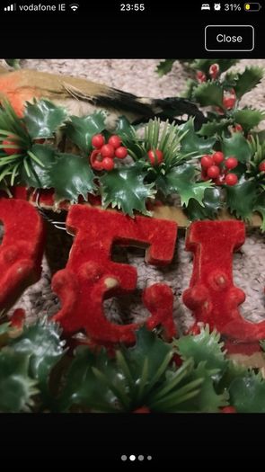 Christmas decoration bundle (red & green, vintage/classic)
