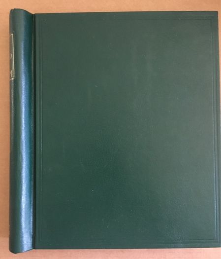Green Stanley Gibbons Spring back Stamp Album with 68 pages