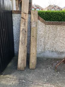 Scaffolding with boards