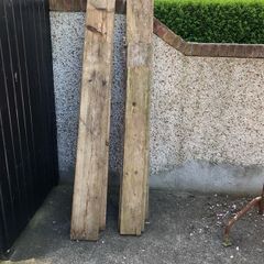 Scaffolding with boards