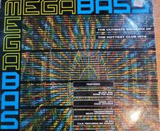 Megabass The Ultimate Megamix Of The Hottest Club Hits 1990 Telstar Double LP With Inserts