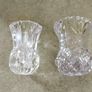 Pair Of 1950s Cut Glass Vintage Posy Vase/Vintage Toothpick Holder Image 6