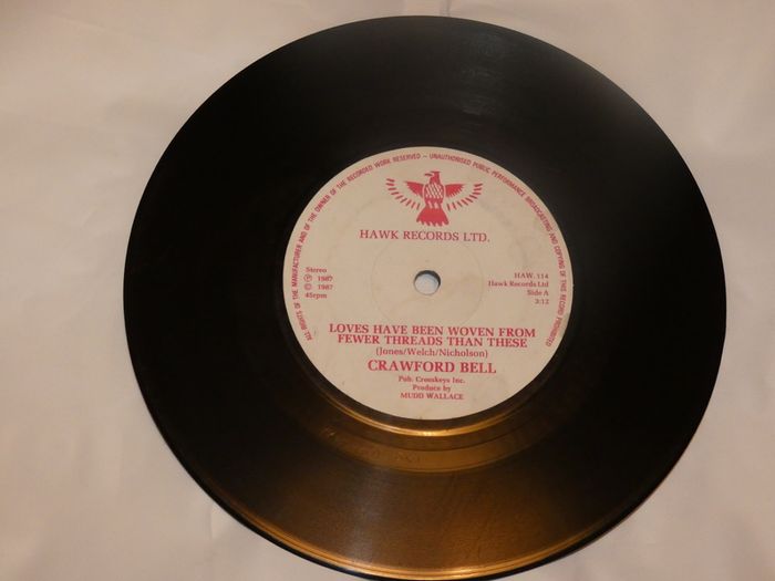 Crawford Bell Loves Have Been Woven From Fewer Threads Than These 1987 Irish Pressing Single