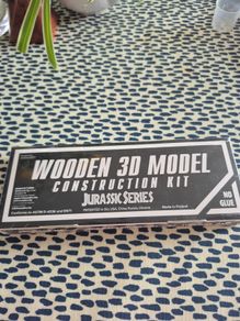 Wooden Diplodocus building kit