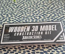 Wooden Diplodocus building kit