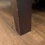 DFS Black Vegan Leather Couch Image 3