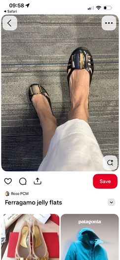 Ferragamo Jelly Flats