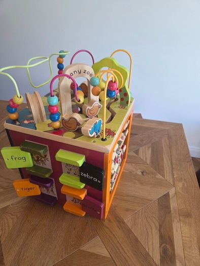 Wooden Activity Cube