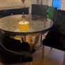 Black Marble Dining Table & 4 Velvet Chairs Image 4