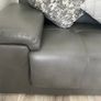 Sofa grey leather 3+2 seater Image 3