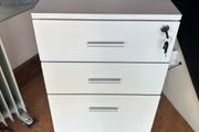 White filing cabinet