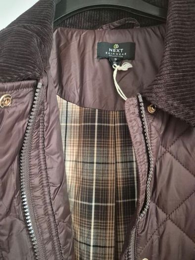 next quilted coat brown size large 18/20 postage included
