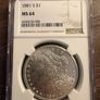 USA 1881 S Morgan Dollar MS64 Image 2