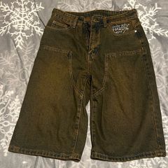 Ed Hardy Urban Outfitters Baggy Denim Shorts Size 4