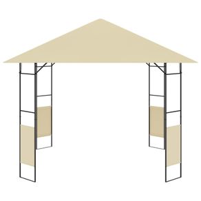 Garden Gazebo 3x3x2.6 m Cream 160g/m