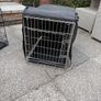 Small dog crate and black out cover Image 5