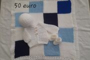 Handmade complete baby gift set