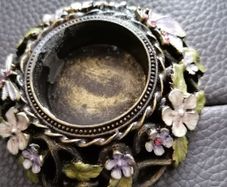 beautiful brass candle holder