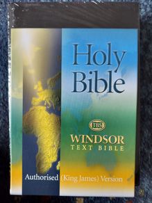 KJV Holy Bible Authorized Version Windsor Text TBS Trinitarian Bible Society 75GBP 90EUR calfskin on3ne3ss