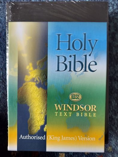 KJV Holy Bible Authorized Version Windsor Text TBS Trinitarian Bible Society 75GBP 90EUR calfskin on3ne3ss