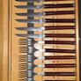 Newbridge Cuisine Twelve Piece Stainless Steel and Wood Steak Knife and Fork Set in Fitted Case Image 3