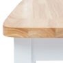 Dining Chairs 6 pcs White and Light Wood Solid Rubber Wood Image 6