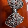 Antique filigree silver Brooch Image 8
