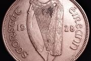 #777 - Ireland - 1928 - Half Crown - Silver - KM.8