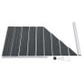 WPC Fence Set 9 Square + 1 Slanted 1657x186 cm Grey Image 10