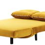 Mustard yellow sofa bed Image 3