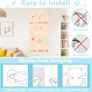 Magnetic Arch Wall Decal 100x45 Cm Magnetic Chalkboard Contact Paper for Wall Peel and Stick Self Adhesive Magnet Board Sticker Roll with 36 Letters for PlayroomMilk Tea Image 7