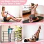 Upgraded Multifunction Pedal Resistance Band with Handle, 3 Tube Adjustable Resistance Bands for Abdomen, Waist, Arm, Core/ABS, Leg Workout - Sit Up Exercise Equipment for Women Image 6
