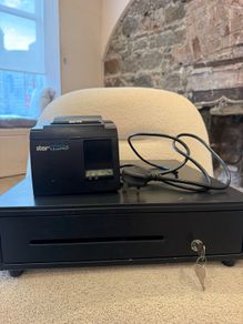 Cash drawer & receipt printer