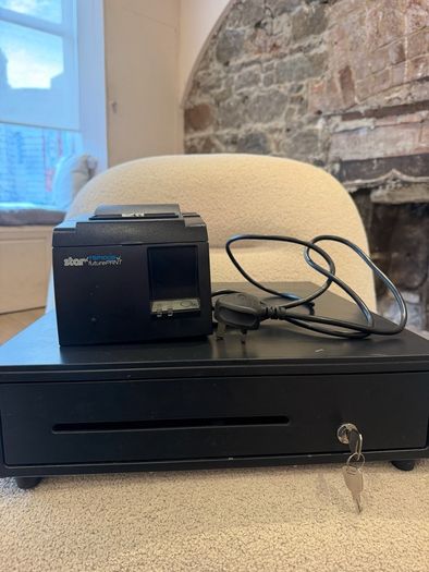 Cash drawer & receipt printer