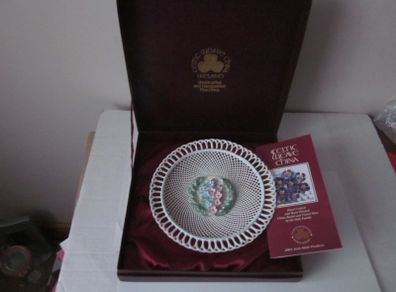 Celtic Weave China Basket Boxed  Unused/New