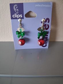 Claire's Clip-on Earrings Christmas