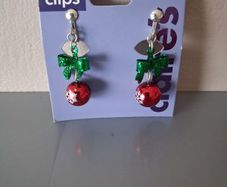 Claire's Clip-on Earrings Christmas
