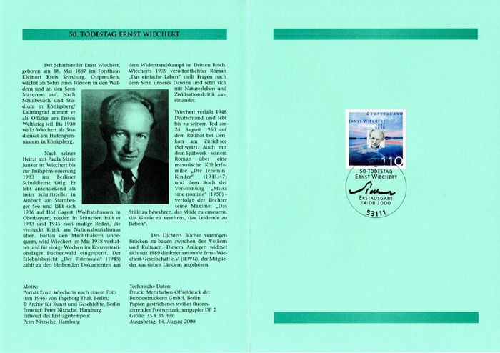 1999 Bundes Republic Deutschland (Germany) Federal Annual Stamp EFT Collection with 51 images of contents