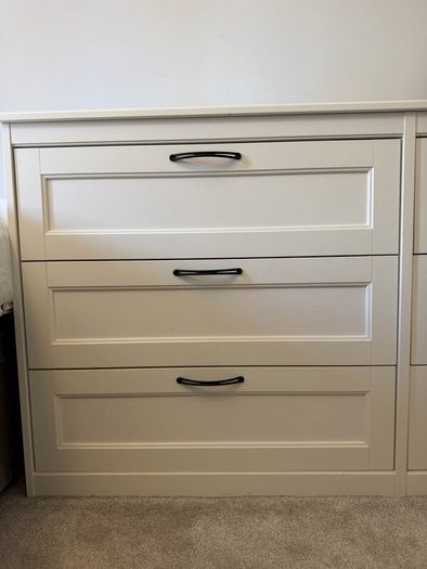 IKEA SONGESAND White Double Chest of Drawers