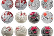 San Marino 10 Euro Coin Chinese Lunar Calendar Coins Full Set with Box 2022-2025
