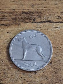 Ireland 1967, 6 Pence Coin - free standard postage
